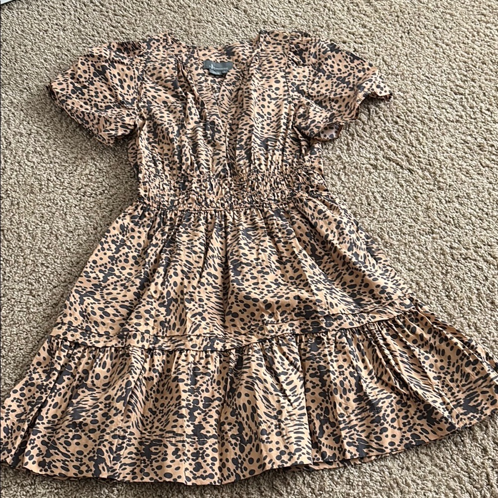 Leopard Print Somerset Short Sleeve Dress